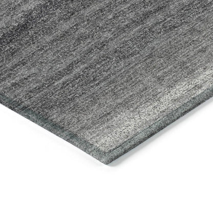LOOMLAN Rugs Nira Gray Washable Indoor-Outdoor Rug