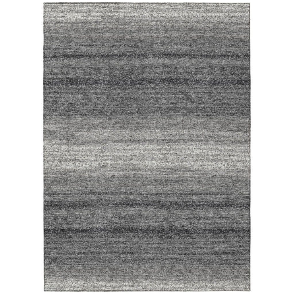 LOOMLAN Rugs Nira Gray Washable Indoor-Outdoor Rug