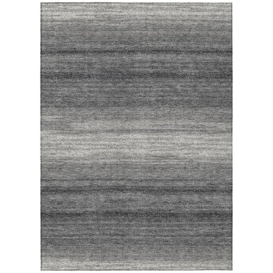 LOOMLAN Rugs Nira Gray Washable Indoor-Outdoor Rug