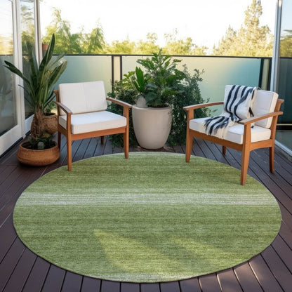 LOOMLAN Rugs Nira Green Washable Indoor-Outdoor Rug