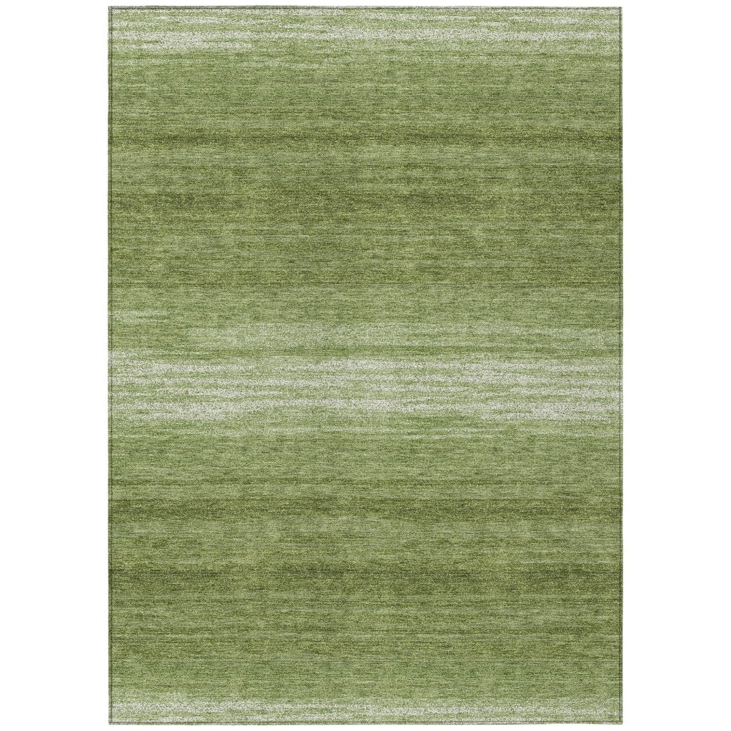 LOOMLAN Rugs Nira Green Washable Indoor-Outdoor Rug