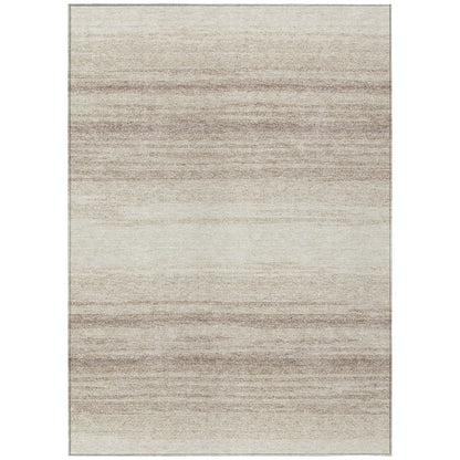 LOOMLAN Rugs Nira Ivory Washable Indoor-Outdoor Rug