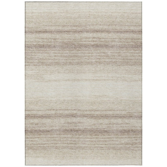 LOOMLAN Rugs Nira Ivory Washable Indoor-Outdoor Rug