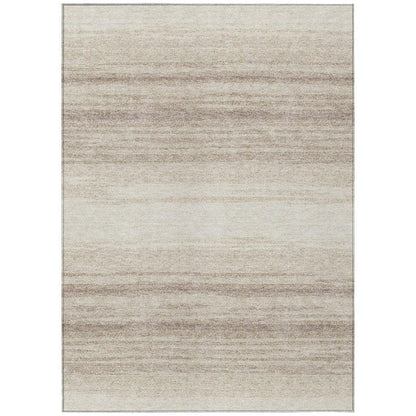 LOOMLAN Rugs Nira Ivory Washable Indoor-Outdoor Rug