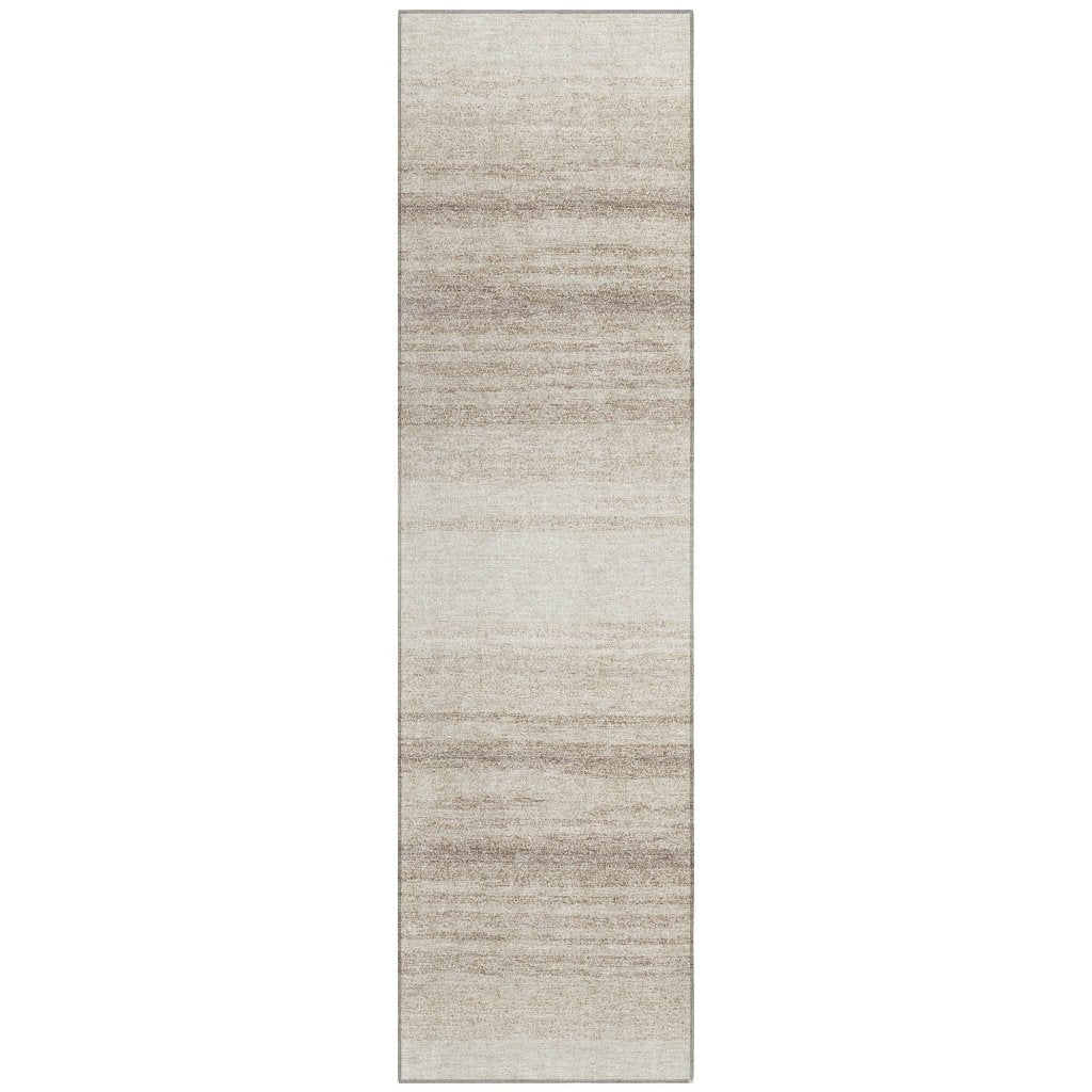 LOOMLAN Rugs Nira Ivory Washable Indoor-Outdoor Rug