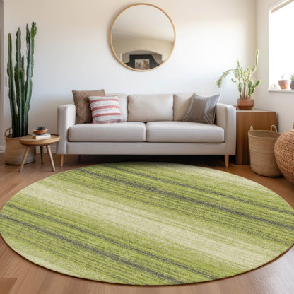 LOOMLAN Rugs Nira Lime Washable Indoor-Outdoor Rug