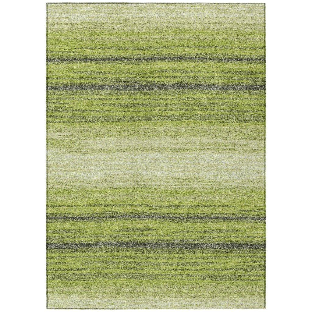 LOOMLAN Rugs Nira Lime Washable Indoor-Outdoor Rug