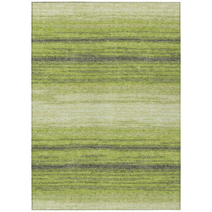 LOOMLAN Rugs Nira Lime Washable Indoor-Outdoor Rug