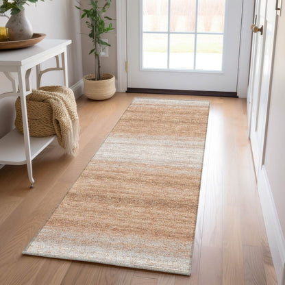 LOOMLAN Rugs Nira Orange Washable Indoor-Outdoor Rug