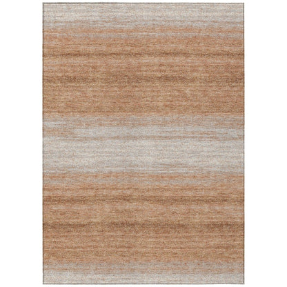 LOOMLAN Rugs Nira Orange Washable Indoor-Outdoor Rug