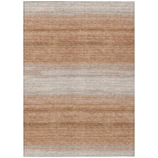 LOOMLAN Rugs Nira Orange Washable Indoor-Outdoor Rug