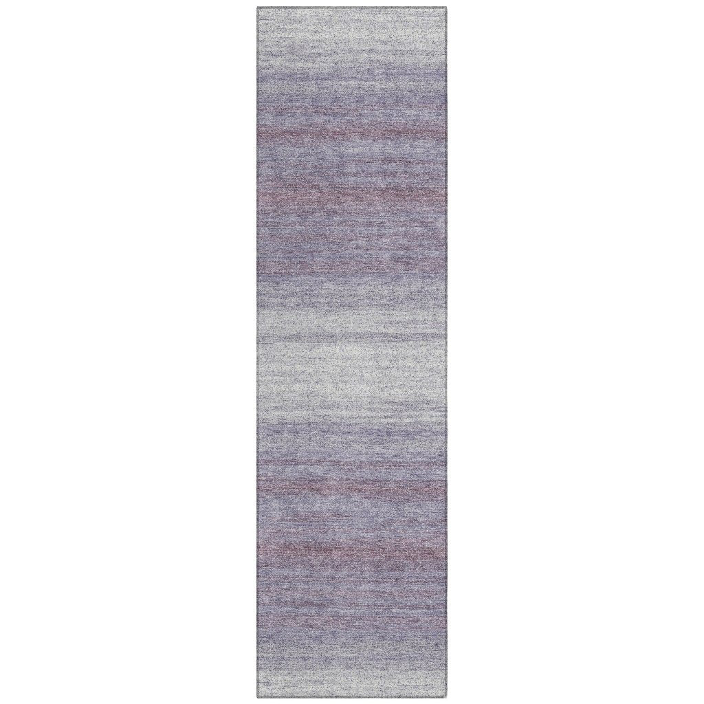 LOOMLAN Rugs Nira Purple Washable Indoor-Outdoor Rug