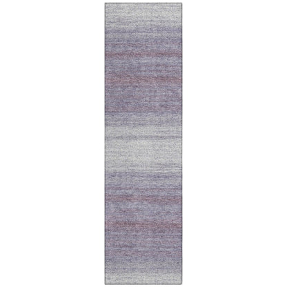 LOOMLAN Rugs Nira Purple Washable Indoor-Outdoor Rug