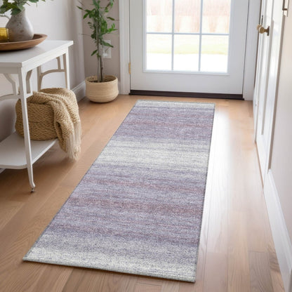 LOOMLAN Rugs Nira Purple Washable Indoor-Outdoor Rug