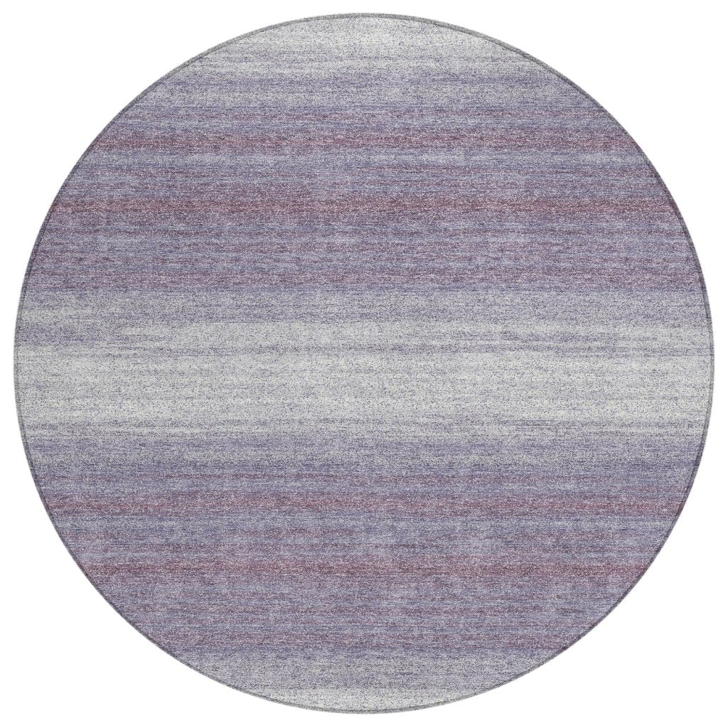 LOOMLAN Rugs Nira Purple Washable Indoor-Outdoor Rug