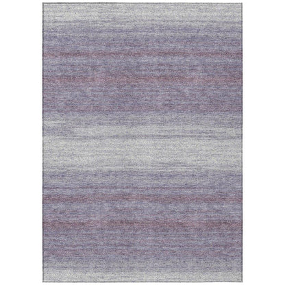 LOOMLAN Rugs Nira Purple Washable Indoor-Outdoor Rug
