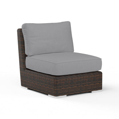 Montecito Sunbrella Upholstered Armless Outdoor Club Chair