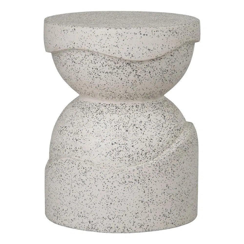 Noah 18 in. Round Terrazzo Garden Stool