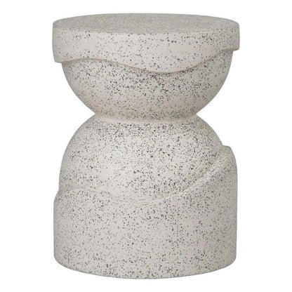 Noah 18 in. Round Terrazzo Garden Stool