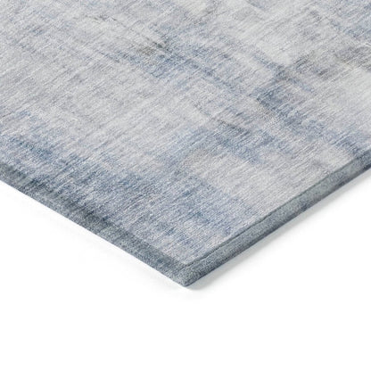 LOOMLAN Rugs Nocturne Blue Washable Indoor-Outdoor Rug