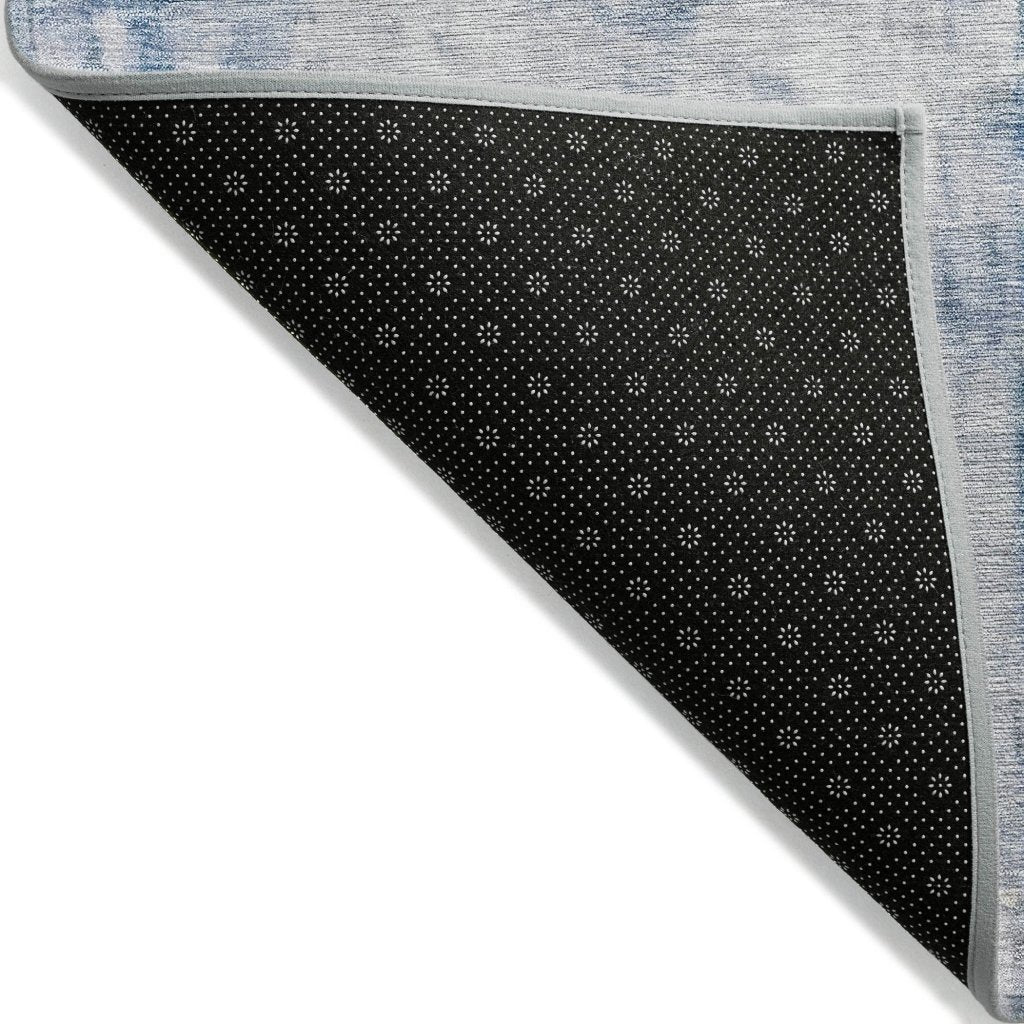 LOOMLAN Rugs Nocturne Blue Washable Indoor-Outdoor Rug