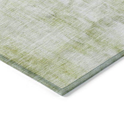 LOOMLAN Rugs Nocturne Green Washable Indoor-Outdoor Rug