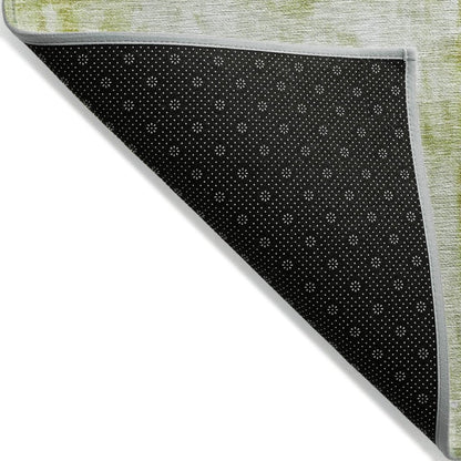LOOMLAN Rugs Nocturne Green Washable Indoor-Outdoor Rug