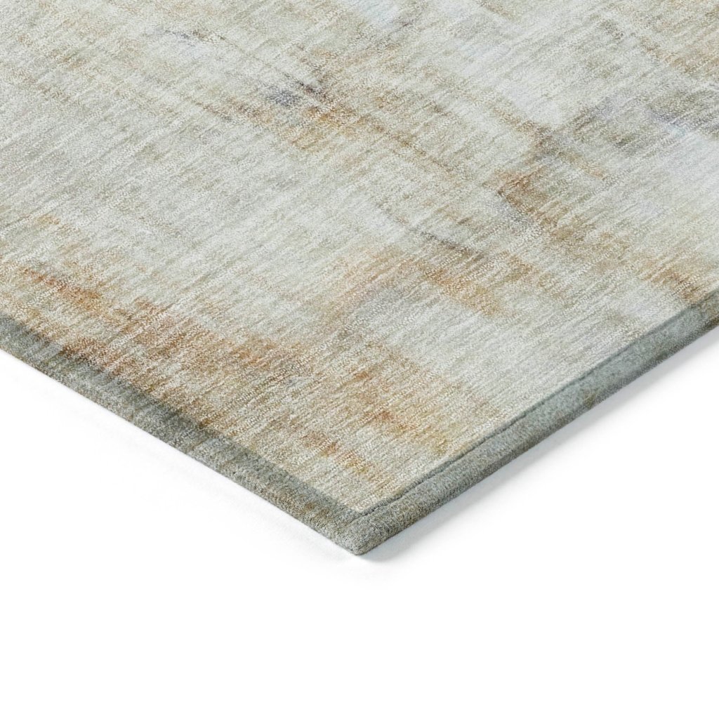 LOOMLAN Rugs Nocturne Orange Washable Indoor-Outdoor Rug