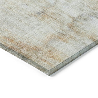 LOOMLAN Rugs Nocturne Orange Washable Indoor-Outdoor Rug