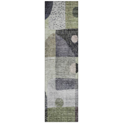 LOOMLAN Rugs Noel Aloe Washable Indoor-Outdoor Rug