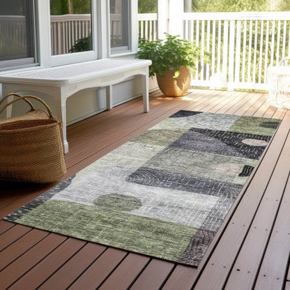 LOOMLAN Rugs Noel Aloe Washable Indoor-Outdoor Rug