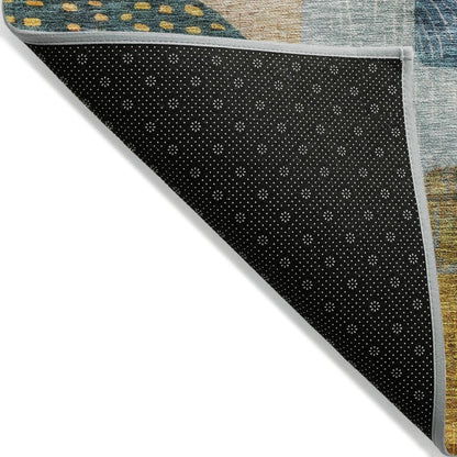 LOOMLAN Rugs Noel Green Washable Indoor-Outdoor Rug
