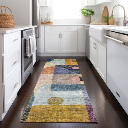 LOOMLAN Rugs Noel Green Washable Indoor-Outdoor Rug