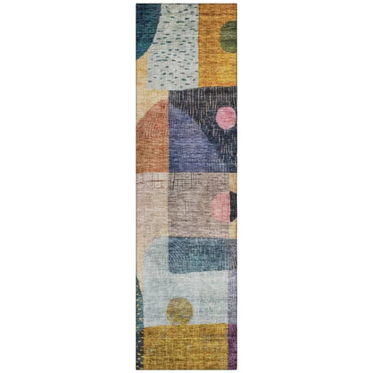 LOOMLAN Rugs Noel Green Washable Indoor-Outdoor Rug