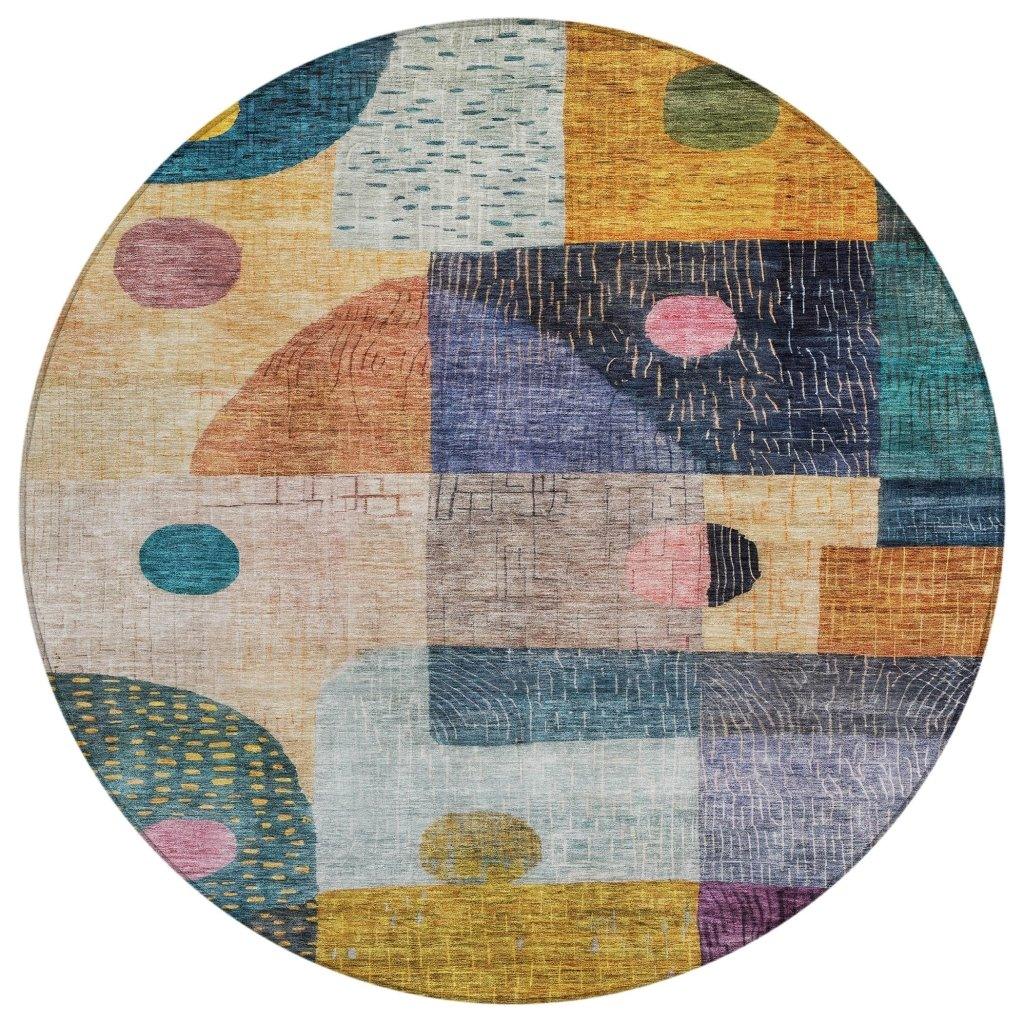 LOOMLAN Rugs Noel Green Washable Indoor-Outdoor Rug