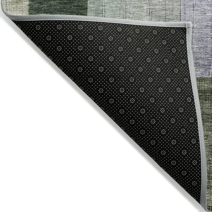 LOOMLAN Rugs Noel Olive Washable Indoor-Outdoor Rug