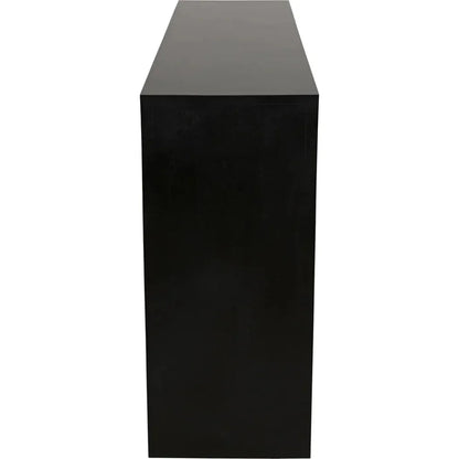 Noir Bridge Rectangular Wood Console Table