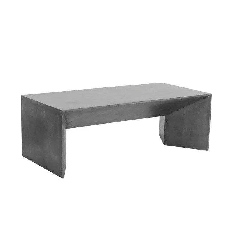 SUNPAN Nomad Concrete Outdoor Rectangular Coffee Table