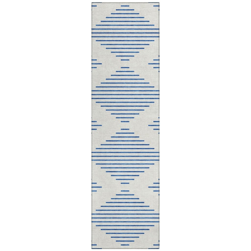 LOOMLAN Rugs Norelia Ivory Washable Indoor-Outdoor Rug