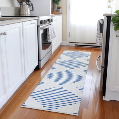 LOOMLAN Rugs Norelia Ivory Washable Indoor-Outdoor Rug