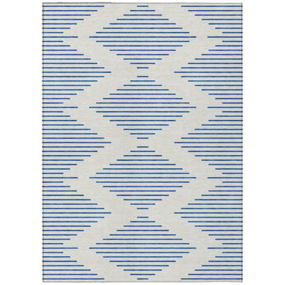 LOOMLAN Rugs Norelia Ivory Washable Indoor-Outdoor Rug