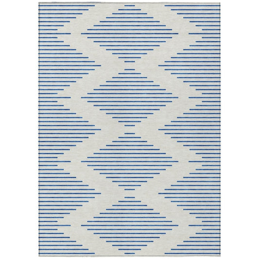 LOOMLAN Rugs Norelia Ivory Washable Indoor-Outdoor Rug