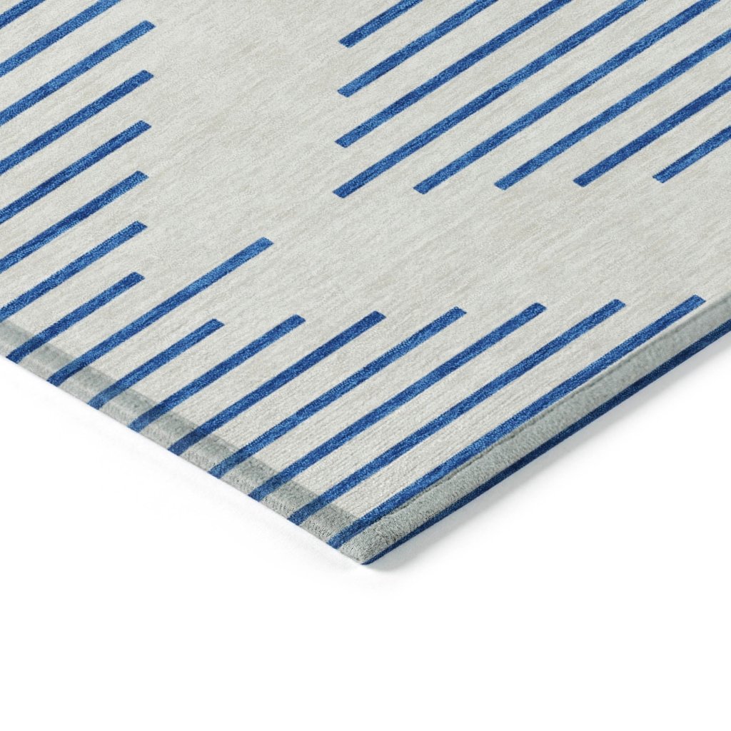LOOMLAN Rugs Norelia Ivory Washable Indoor-Outdoor Rug