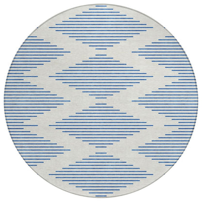 LOOMLAN Rugs Norelia Ivory Washable Indoor-Outdoor Rug