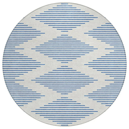 LOOMLAN Rugs Norelia Ivory Washable Indoor-Outdoor Rug