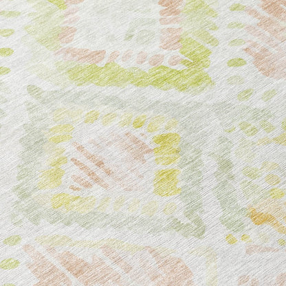 LOOMLAN Rugs Nova Pink Washable Indoor-Outdoor Rug