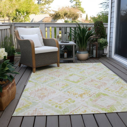 LOOMLAN Rugs Nova Pink Washable Indoor-Outdoor Rug