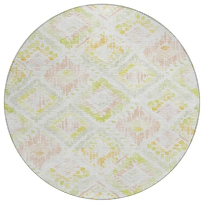 LOOMLAN Rugs Nova Pink Washable Indoor-Outdoor Rug