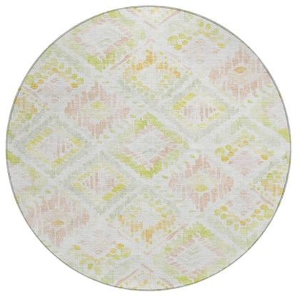 LOOMLAN Rugs Nova Pink Washable Indoor-Outdoor Rug