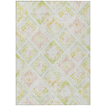 LOOMLAN Rugs Nova Pink Washable Indoor-Outdoor Rug